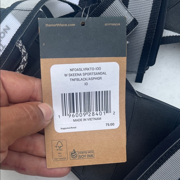 The North Face Black and Gray Sandals - Picture 4 of 4